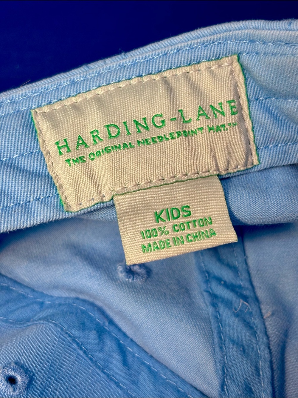 Harding Lane kids embroidered ball cap with airplane - Picture 7 of 9